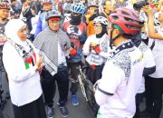 Gowes 1.000 Km Ride For Palestine Dimulai, Khofifah Suarakan Pesan Damai Untuk Dunia