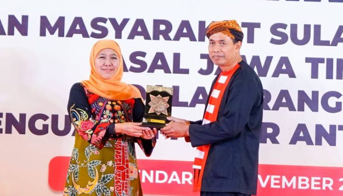 Gubernur Khofifah Silaturahim dengan Masyarakat Sultra Asal Jatim, Ajak Jadi Simpul Pembangun Kepercayaan dan Jejaring Pelaku Usaha Antardaerah