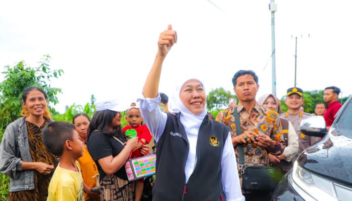 Gubernur Khofifah Turun Langsung Tangani Banjir Situbondo, Fokus Pengerukan Sungai dan Penguatan Bronjong