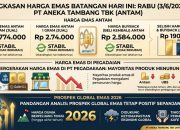 Harga Emas Antam Bertahan di Rp2,77 Juta per Gram, Pakar Prediksi Masih Berpeluang Naik