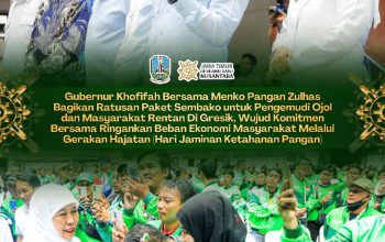 Kolaborasi Khofifah, Menko Zulhas, dan Petrokimia Gresik Salurkan 600 Paket Sembako bagi Masyarakat Rentan