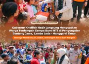 Gubernur Khofifah Tambah 5 Ton Beras untuk Warga Terdampak Gempa Manggarai Timur