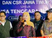 Bantu Korban Gempa Flores, Gubernur Khofifah Tambah Pasokan 5 Ton Beras untuk Warga Desa Ranaka