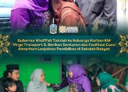 Takziah Korban KM Virgo, Khofifah Pastikan Pendidikan Anak Keluarga Almarhum Tetap Berlanjut