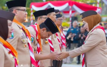 Gubernur Khofifah Ungkap Tiga Arah Strategis Pramuka Jatim di Hari Pramuka ke-65