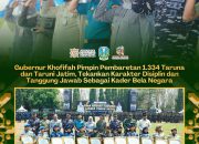 Pimpin Pembaretan 1.334 Taruna Jatim, Khofifah: Teknologi Boleh Maju, Integritas Tak Boleh Tertinggal